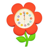  Reloj De Pared Con Diseño De Flor Accesorio De Decoración