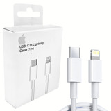 Apple Cable Usb-c 2.0 Dex Cabo Lightning Con Salida Usb-c Blanco Con Entrada Usb Tipo C