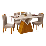 Juego De Comedor Argo 6 Sillas Favatex