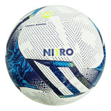 Pelota Munich Nitro N5 Termosellada Partidos Profesionales Color Blanco Azul Amarillo