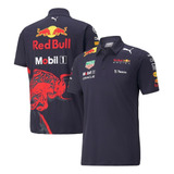 Playera Tipo Polo Adulto Redbull Racing F1 Checo Perez