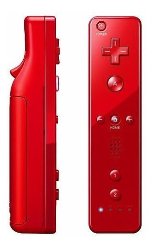 Remote Wii Joystick Controle Vermelho