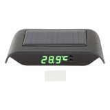 Reloj De Coche Digital Luminoso De Energía Solar Led Portáti