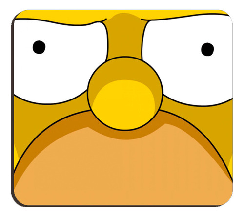 Mouse Pad Estampado 21x19.5 Los Simpson Homero Cara 321