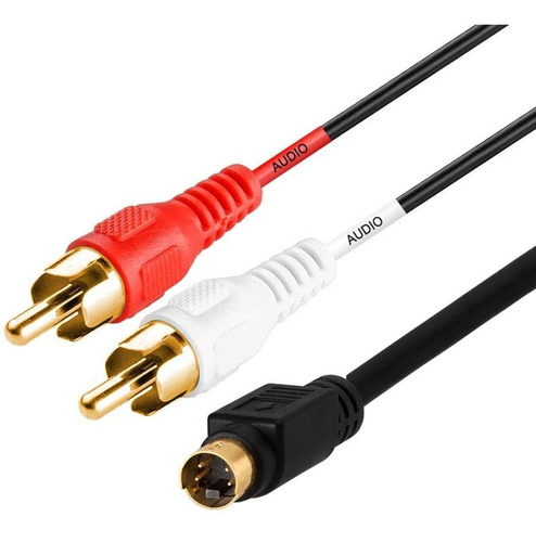 Cmple - Cables De Audio S-video Y 2-rca Combo Cable Macho...