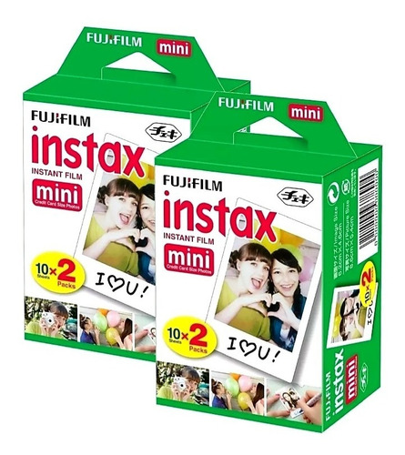 Papel Filme Para Instax Mini 7, 8, 9, 11 -40 Fotos 5,4 X 8,6