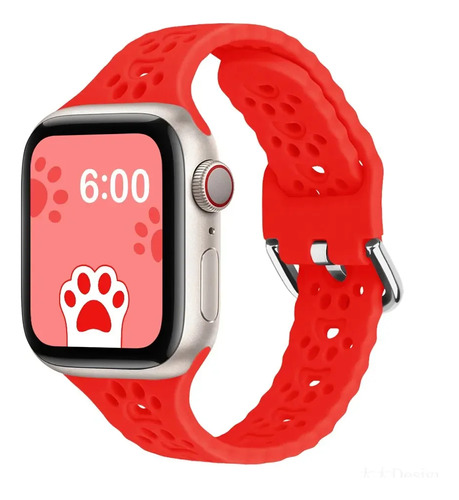 Para Correas De Silicona Grabadas Apple Watch
