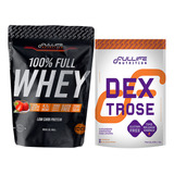 100%  Full Whey Concentrado Low Carb + Dextrose 1kg Fullife