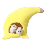 Hámster Banana Mascotas Nido Oso Dorado Cálido Nido Algodón