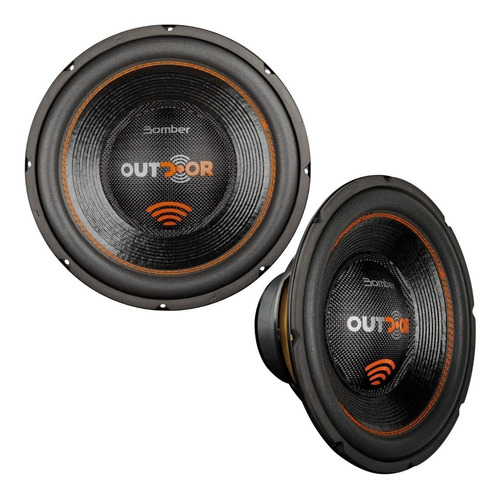 Alto Falante Subwofer Bomber Outdoor 12 500 Rms 4 Ohms 