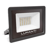 Lumanti Refletor Led Ip66 30 W 110v/220v Preto