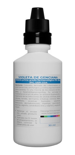 Violeta De Genciana - mL a $200