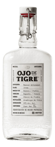 Mezcal Ojo De Tigre Joven 1lt