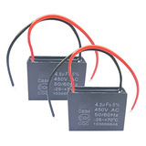 Capacitor Ventilador Techo Cbb61 4.5uf 2 Cables