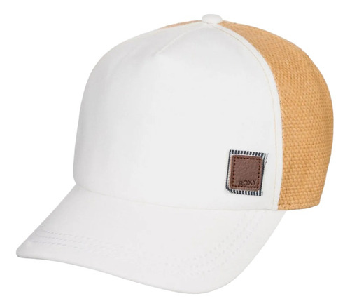 Gorra Roxy Modelo Incognito Blanco Marrón Importada