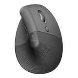 Mouse Ergonómico Logitech Lift 6 Botones Bluetooth,grafito