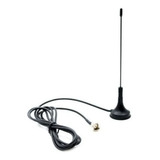 Antena Para Tv Interna Mini Base Imã  Cabo De 1.5m