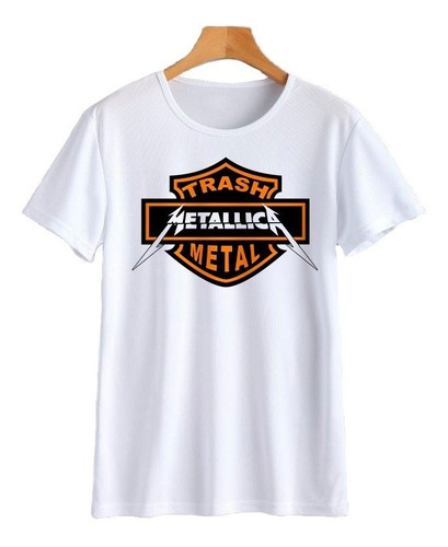 Remera Metallica Trash Metal Estampada 