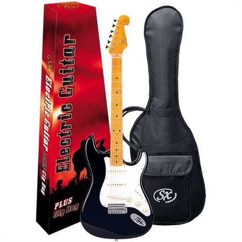 Guitarra Elétrica Sx Vintage Series Sst57 Bk + Bag Nova