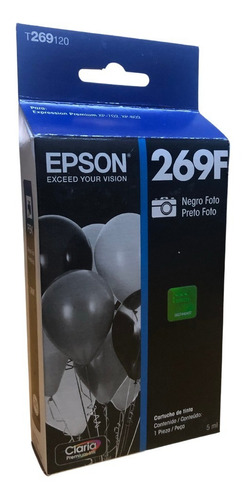 Tinta Epson 269 T269120 Color Negro Foto Xp-702