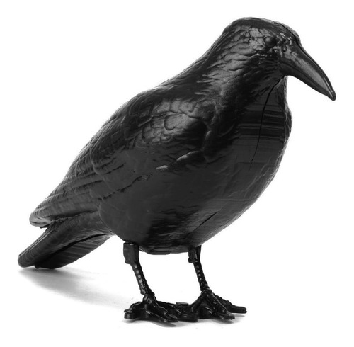 Cuervo Espanta Pájaros Y Palomas Raven Original