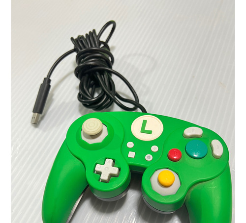 Control Joystick Pdp Wired Fight Pad Pro Luigi