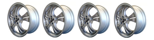 Kit 4 Llantas Aleacion Deportiva Fujibond K-241 R17 5x100