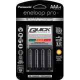 Cargador Panasonic Eneloop Pro Rapido Cc55 + 4 Pilas Aaa Pro