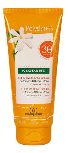 Klorane Polysianes Spf30 Gel Crema Protector Solar Sublime