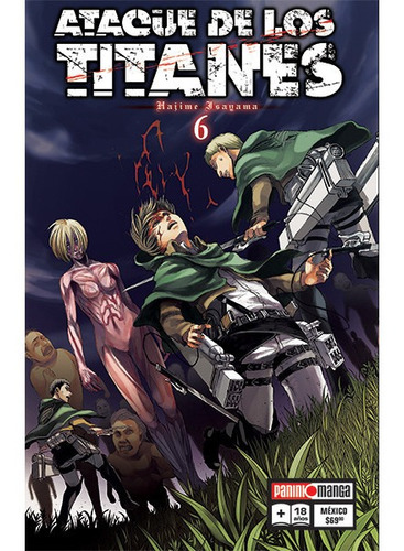 Manga Ataque De Los Titanes N°6, Hajime Isayama, Panini