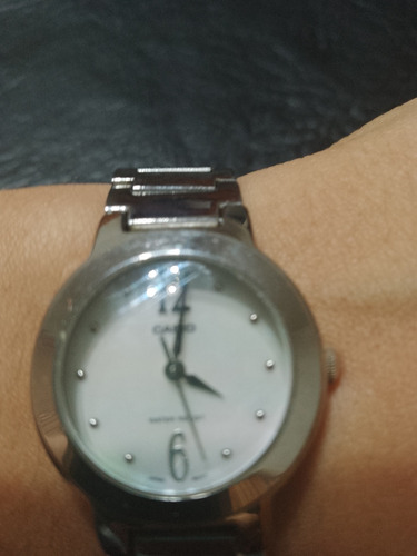 Reloj Casio Mujer Lpt11912a.fondo De Nacar.impecable.oferta 
