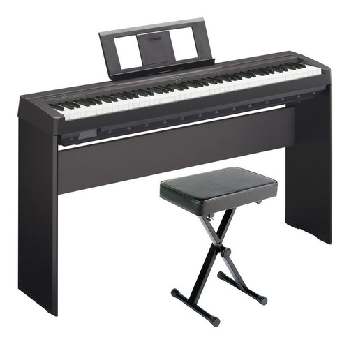 Piano Yamaha P45 En Combo Con Mueble + Pedal +usb. Citimusic