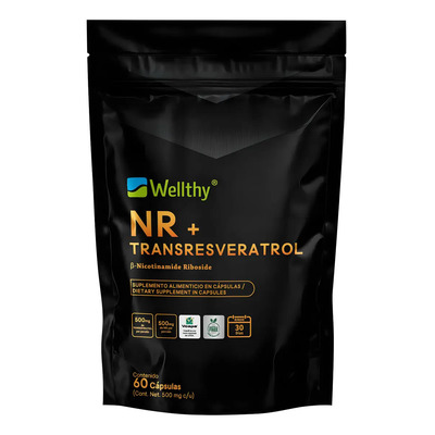 Nr+trans Resveratrol 60 Caps Wellthy Sabor Sin Sabor | Envío gratis