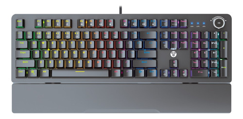 Teclado Mecanico Fantech Maxpower Mk853 Rgb Black- Revogames