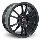 Rodas Scorro S251 Golf Tsi/gti Aro 17 5x112 (jogo) + Bicos Cor Preto Brilhante