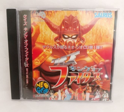 Snk Neo Geo Cd Original Battle Quiz Game King Of Fighters 
