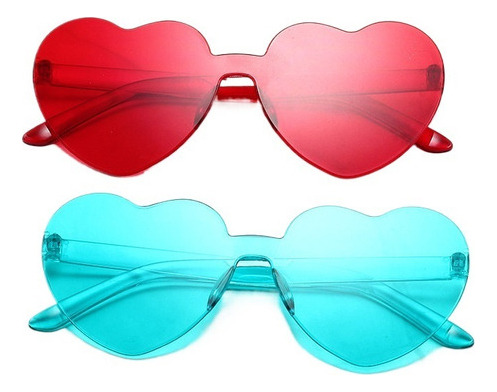 Gafas De Sol Love Color Gelatina Transparente