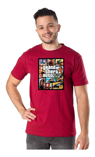 Remeras Hombre Gta Videojuegos |de Hoy No Pasa| 1b