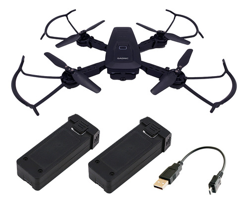 Drone Cuadricoptero Camara Hd  Radio Control Rc X 2 Baterias