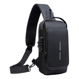 Mochila Bandolera Cruzada Impermeable Antirrobo +usb Premium