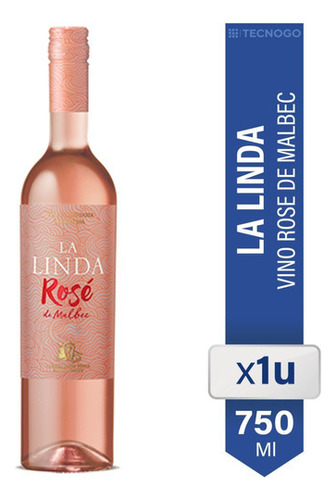 Vino Finca La Linda Rose Malbec 750ml Ro - mL a $88