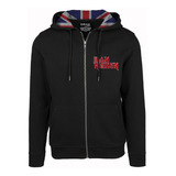 Chaqueta Hoodie Cremallera Abierto Bordado Iron Maiden