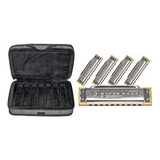 Armonica Hohner Cob Case Of Blues 5 - Teclas G, A, C, D Y E