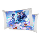 5 Funda Para Almohada Kimetsu No Yaiba 73x50cm Shinobu Anime