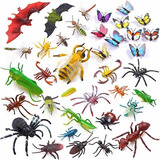 Auihiay 36 Paquete De Insecto Grande De Plástico Figuras Err