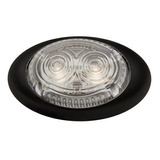 Faro Electrónico Adhesivo Bivoltaje Oval Chico De 2 Leds Cri