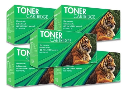 5 Pzas Toner Generico 150a W1500 M110 M111a M141 Con Chip