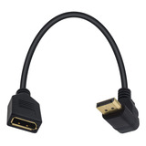 Poyiccot - Cable De Extensin Displayport De 90 Grados, Alarg