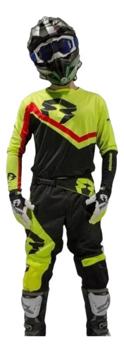 Equipo Rpmcross 2019 Whip Negro/amarillo Fluor 36-s -bmmotop