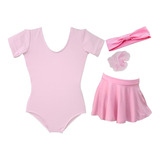 Kit Ballet Balé Roupa Infantil Roupa Tamanho 02 Ao 12 Anos